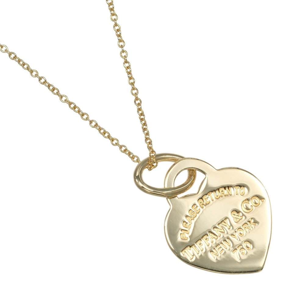 TIFFANY 18k Gold Heart Necklace